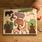 Wooden Forest Animal Travel Puzzle