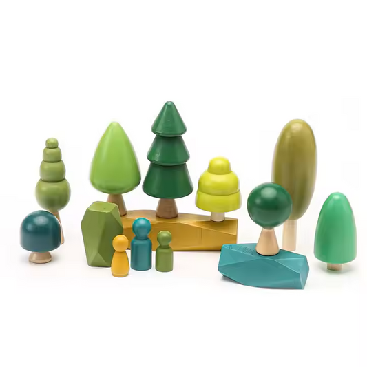 Wooden Nature Tree Set