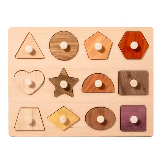 Wooden Balance Blocks – Shapes Set